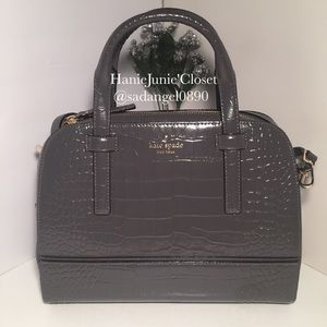 ♨️FINAL SALE♨️KATE SPADE SMALL FELIX RIVERSIDE ST EXOTIC SATCHEL